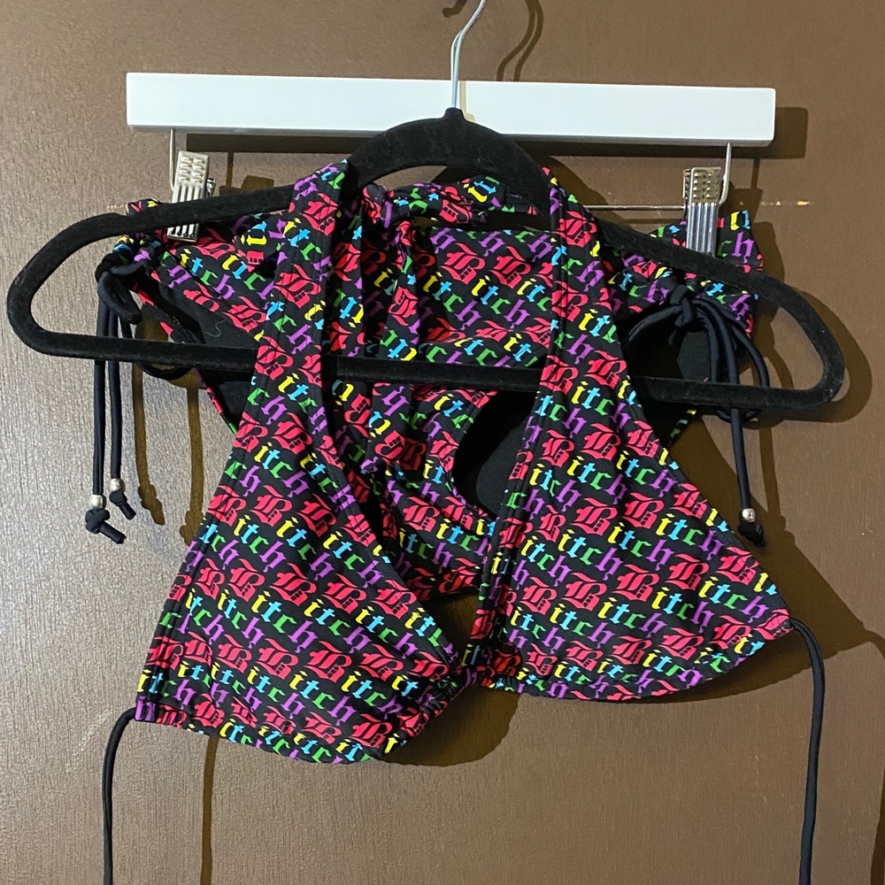 “B****” bathing suit